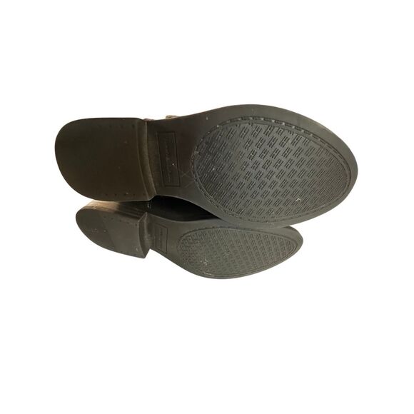 NWOB Tommy Hilfiger Kids Black Faux Leather Vallary Mid-calf Riding Boots Size 3 - Picture 9 of 9